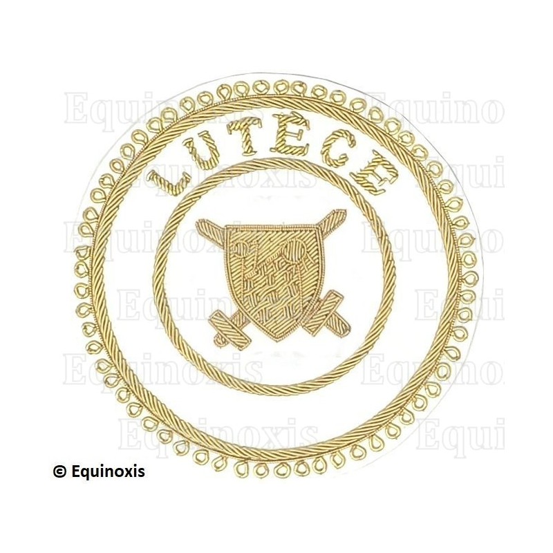 Badge / Macaron GLNF – Grande tenue provinciale – Grand Poursuivant – Lutèce – Brodé main